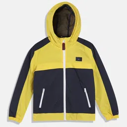 Tommy Hilfiger Boys Colourblocked Hooded Tailored Jacket-image-88