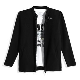 CAVIO Boys Lightweight Tailored Jacket With T-shirt-image-50