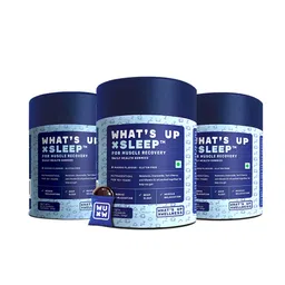 What's Up Wellness Set of 3 Sleep Gummy for Muscle Recovery - 30 Gummies Each-34