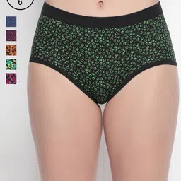 BODYCARE Women Pack of 6 Printed Hipster Briefs in Assorted Color E25000-6PCS-picture-10