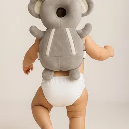 Smartots Infants Grey Elephant Crawling & Walking Head Protector with Booties-picture-42