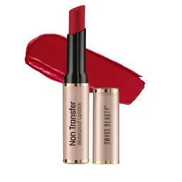 SWISS BEAUTY Non-Transfer Waterproof Lipstick - Blood Red 408-31