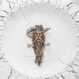 COSA NOSTRAA Men Antique Gold-Toned The Wizard Shaped Stone-Studded Statement Brooch-image-12