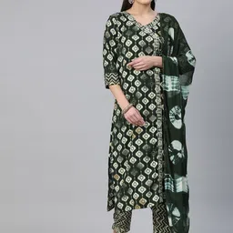 Readiprint Fashions Women Ethnic Motifs Printed Regular Kurta with Palazzos & With Dupatta-34