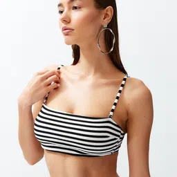 Trendyol Striped Full Coverage Underwired Lightly Padded Bra With All Day Comfort-picture-15