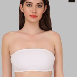 SELFCARE Pack of 2 Soft Cotton Sinker Strapless  Bandeau Bras-17