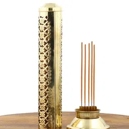 INTERNATIONAL GIFT Yellow Floral Cutwork Incense Holder-image-79