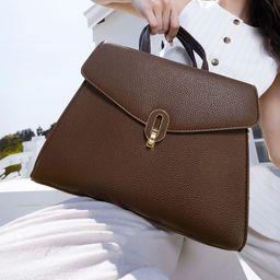 HAUTE SAUCE by Campus Sutra Leather Structured Shoulder Bag with Cut Work-5