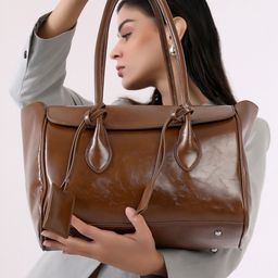 HAUTE SAUCE by Campus Sutra Leather Structured Shoulder Bag-11
