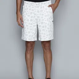 Puma Unixsex DOWNTOWN All Over Printed Loose Fit Outdoor Sports Shorts-image-5