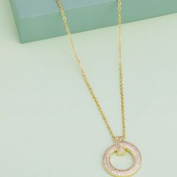 Kushal's Fashion Jewellery Women Copper Gold-Plated Necklace-image-66