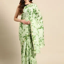 HERE&NOW Abstract Printed Ready to Wear Saree-14