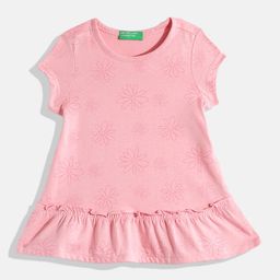 United Colors of Benetton Girls Floral Printed A-Line Dress-picture-41