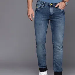 Allen Solly Sport Men Slim Fit Light Fade Stretchable Jeans-image-6