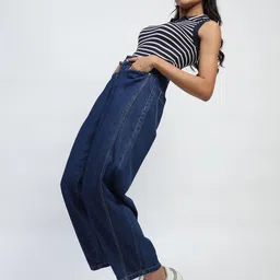 Global Republic Women Comfort Boyfriend Fit High-Rise Light Fade Stretchable Jeans-image-96