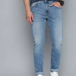 Levis Men 512 Slim Fit Low-Rise Heavy Fade Stretchable Jeans-image-25