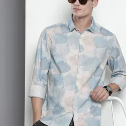 The Indian Garage Co. Abstract Printed Casual Shirt-image-30