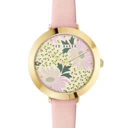 Ted Baker Women TB Fashion Collection Printed Dial Leather Analogue Watch BKPAMS3049I-3