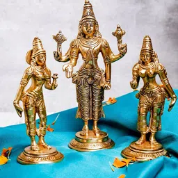 The Advitya Gold Toned Religious Brass Statue Showpiece-picture-46