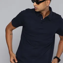 R.Code by The Roadster Life Co. Self Designed Polo Collar T-shirt-image-70