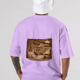 R.Code by The Roadster Lifestyle Co. Men Graphic Printed Round Neck Oversized T-shirt-image-51