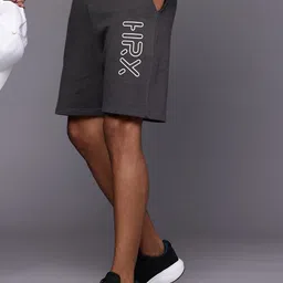 HRX by Hrithik Roshan Men Typography Printed Shorts-picture-11