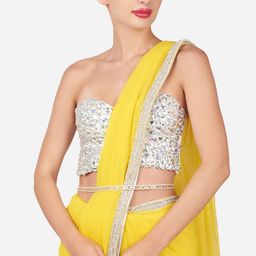 Zaveri Pearls Gold-Plated Kundan-Studded & Beaded Saree Accessories-51