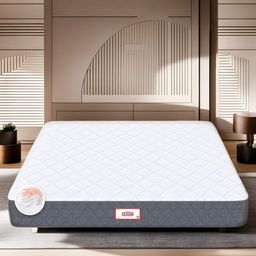 COIRFIT Grey & White Quilted Anti-Microbial Fabric Queen Size Mattress-image-72