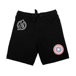 Marvel by Wear Your Mind Boys Navy Blue Printed Regular Fit Regular Shorts-5