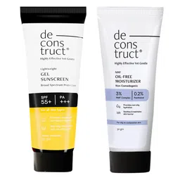 deconstruct Set of Oil-Free Moisturizer 50g & SPF55+ Gel Sunscreen 50g-image-5