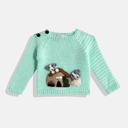 CHUTPUT Kids Conversational Crochet Woollen Pullover-image-83