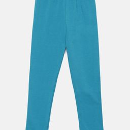 Robinbosky Girls Blue Premium Stretchable Churidar Length Leggings-image-98