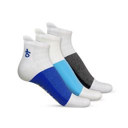 TalkingSox Pack Of 3 Colorblocked Odour-Free Ankle Length Socks-image-85