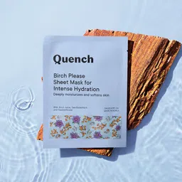 Quench Botanics Birch Please Face Sheet Mask for Intense Hydration with Birch Juice - 24ml-21