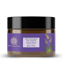 Forest Essentials Revitalising Kashmiri Walnut Gel Gentle Exfoliating Face Scrub - 50g-53