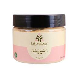 Tattvalogy Cruelty-Free Vegan Pure & Natural Indian Bentonite Clay Face Mask - 250 g-21