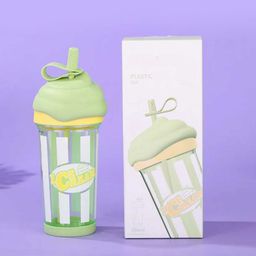YK Green Printed Ice Cream Shaped Sipper Tumbler Water Bottle 500 ml-23