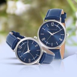 French Connection Set Of 2 Unisex Leather Straps Water Resistance Analogue Watch FCN00039C-63