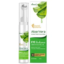 Oriental Botanics Unisex Aloe Vera Green Tea & Cucumber Under Eye Gel Roll-On15ml-image-15