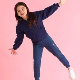 U.S. Polo Assn. Kids Girls Regular Fit Pure Cotton Joggers-image-55