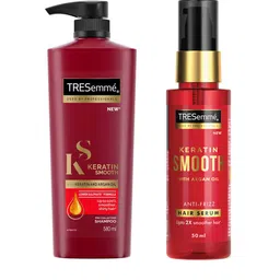 TRESemme Set of Keratin Smooth Shampoo 580ml & Hair Serum 50ml-8