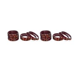 SOMIL Women combo of 2 sets Traditional Glass Bangles-picture-15