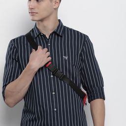 The Indian Garage Co Striped Casual Cotton Shirt-image-76