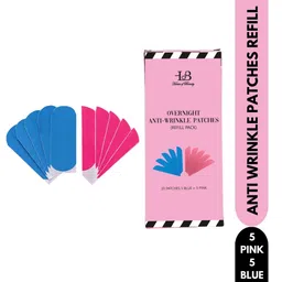 House of Beauty 10 Pcs Blue & Pink Anti Wrinkle Patches Refill-28