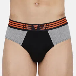 Van Heusen Men Colourblocked Antibacterial Colour Fresh Briefs IHEBR1CBKG10010-image-38
