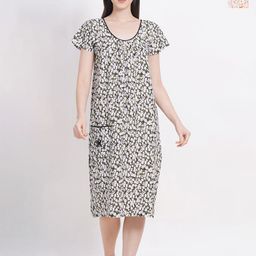 Breezly Pack Of 2 Floral Printed Pure Cotton Nightdress-image-85