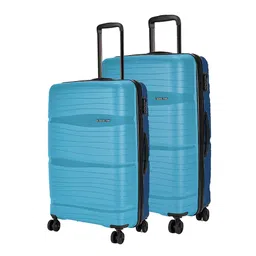 Nasher Miles Set Of 2 Colourblocked Hard-Sided Trolley Suitcase-6