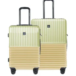 Nasher Miles Set Of 2 Colourblocked Hard-Sided Trolley Suitcase-9