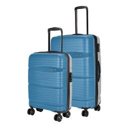 Nasher Miles Set Of 2 Colourblocked Hard-Sided Trolley Suitcase-picture-15
