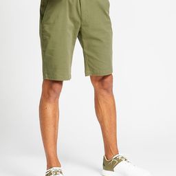 Inesis By Decathlon Men Olive Green Solid Mid Rise Golf Shorts-image-18